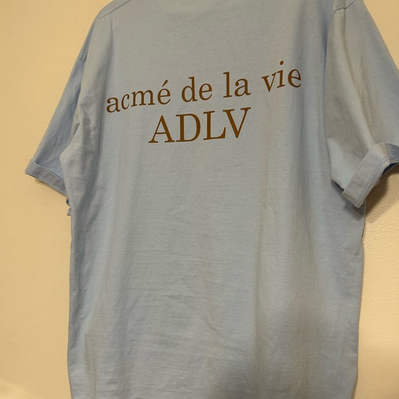 Acmé de La vie ADLV baby blue over size tee - Picture 6 of 8